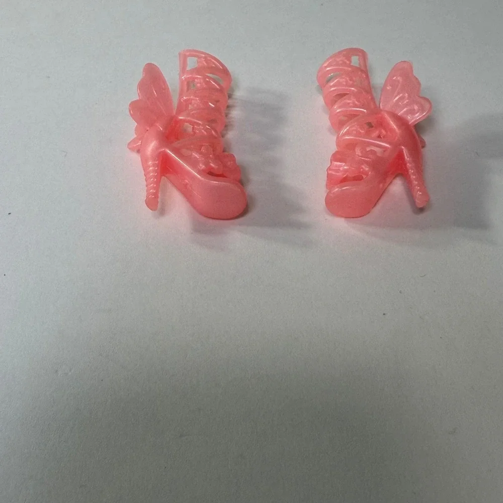 Mattel‎ Barbie Dreamtopia Pink Butterfly Gladiator Heels Doll Shoes Accessory